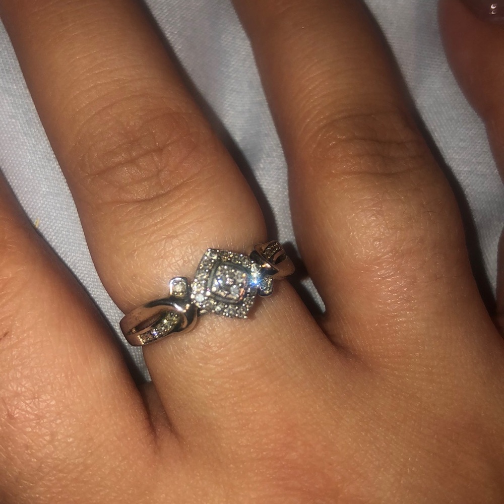 925 diamond ring